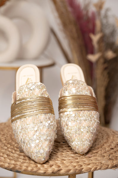 Shimmer Mules