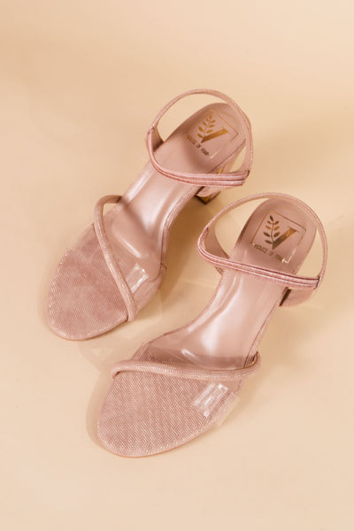 Sabrina Rose Gold  Heels