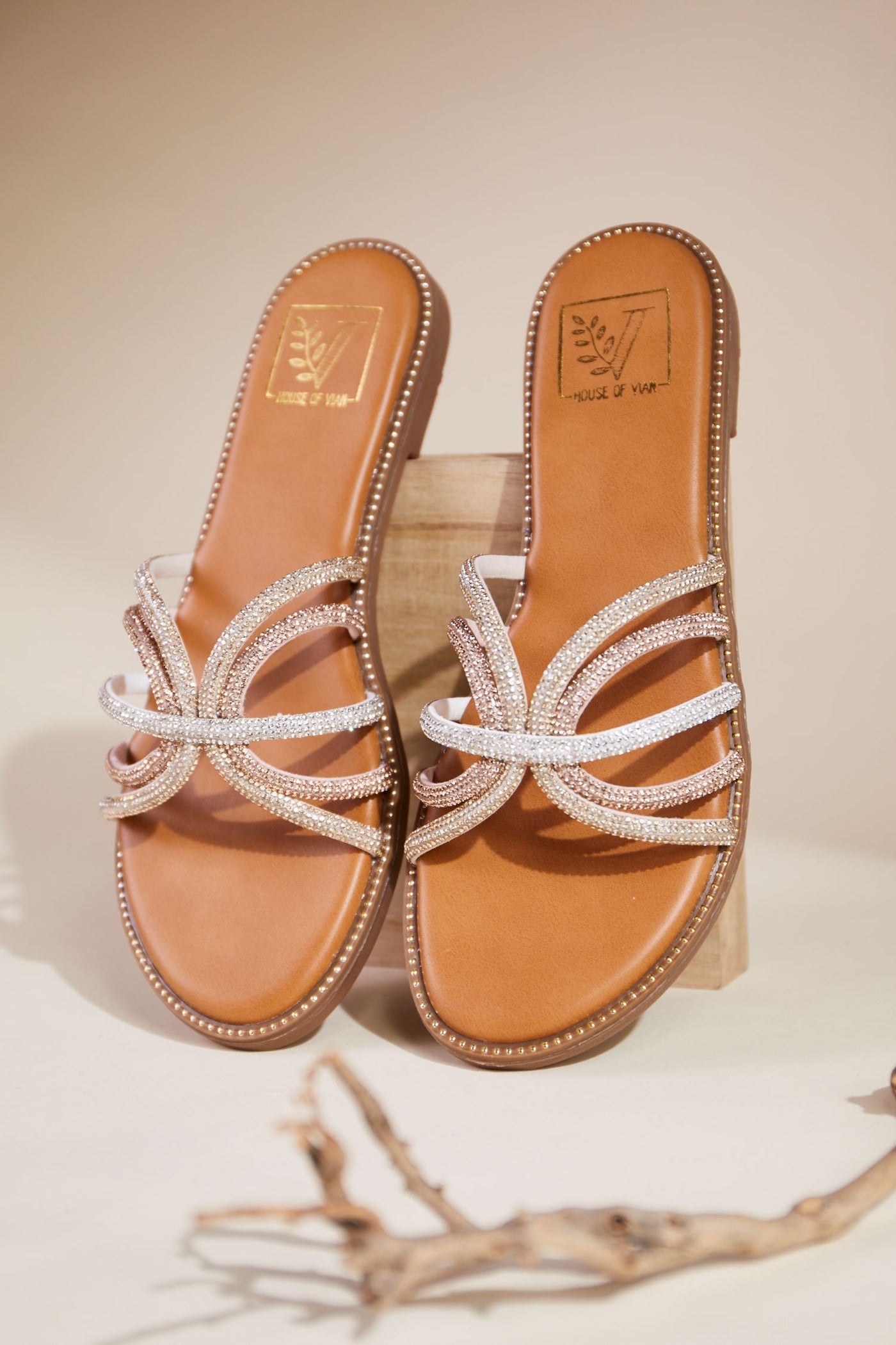 Lana Gold Flats
