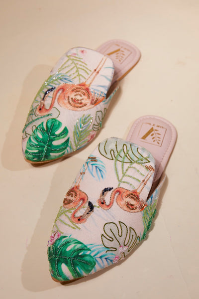 Flaminglow Mules