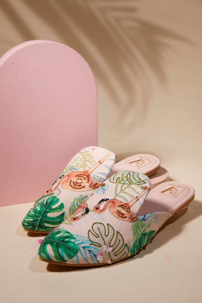 Flaminglow Mules
