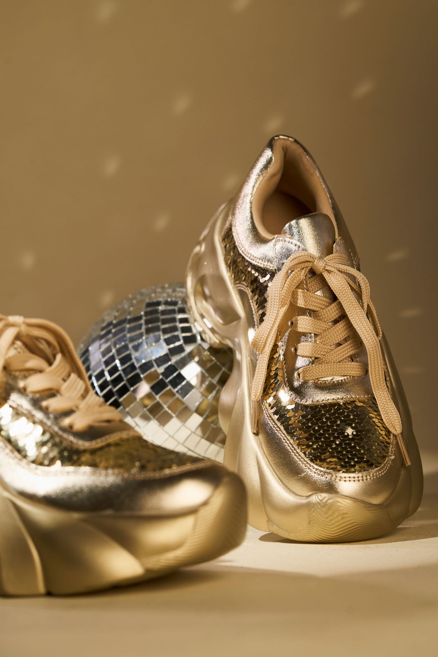 Aurelia Gold Sneakers