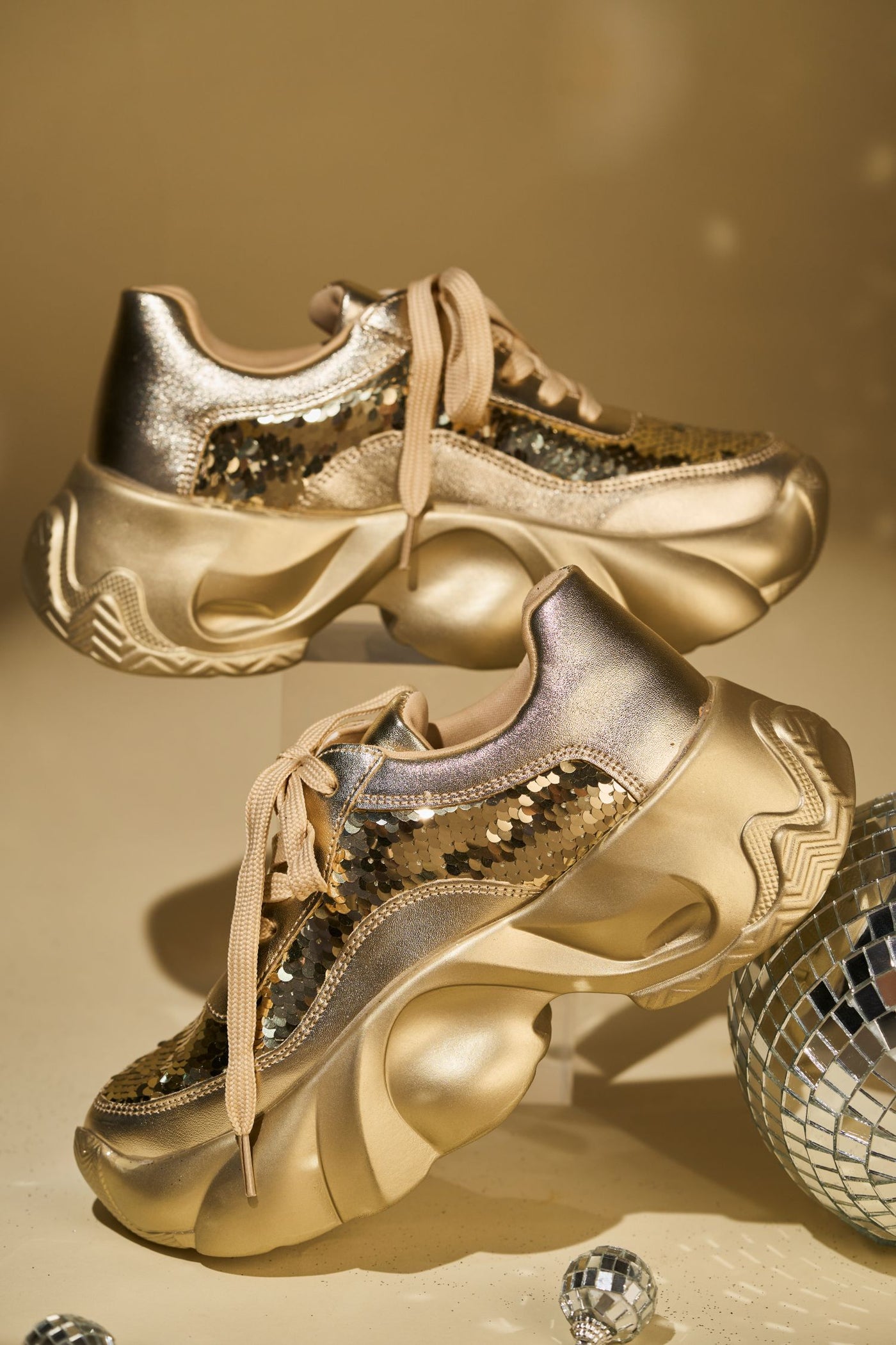 Aurelia Gold Sneakers