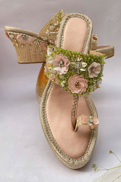 Firdaus Wedges & Potli Combo