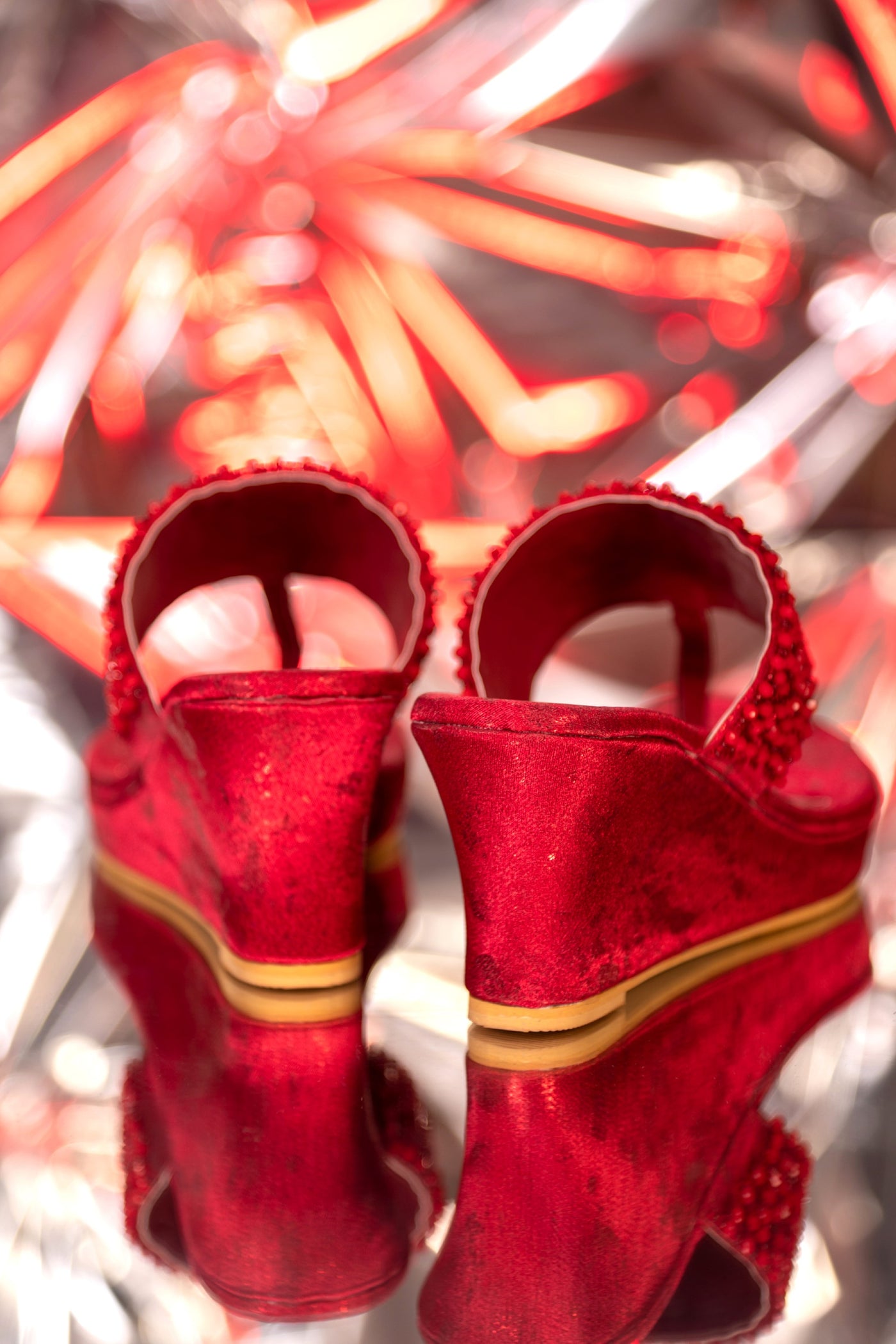 Kyra Red Wedges & Handbag Combo