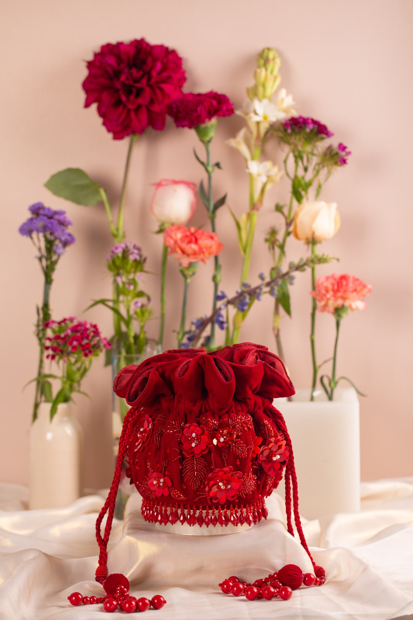 Laila Wedges & Potli Combo