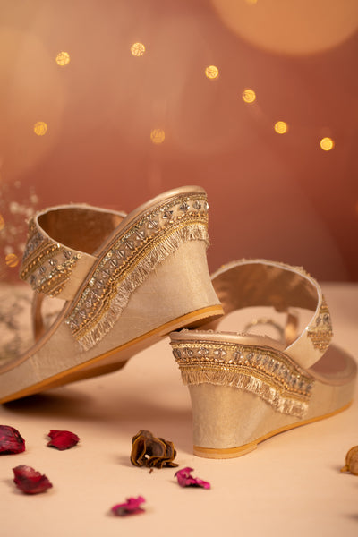Sehar Gold Wedges