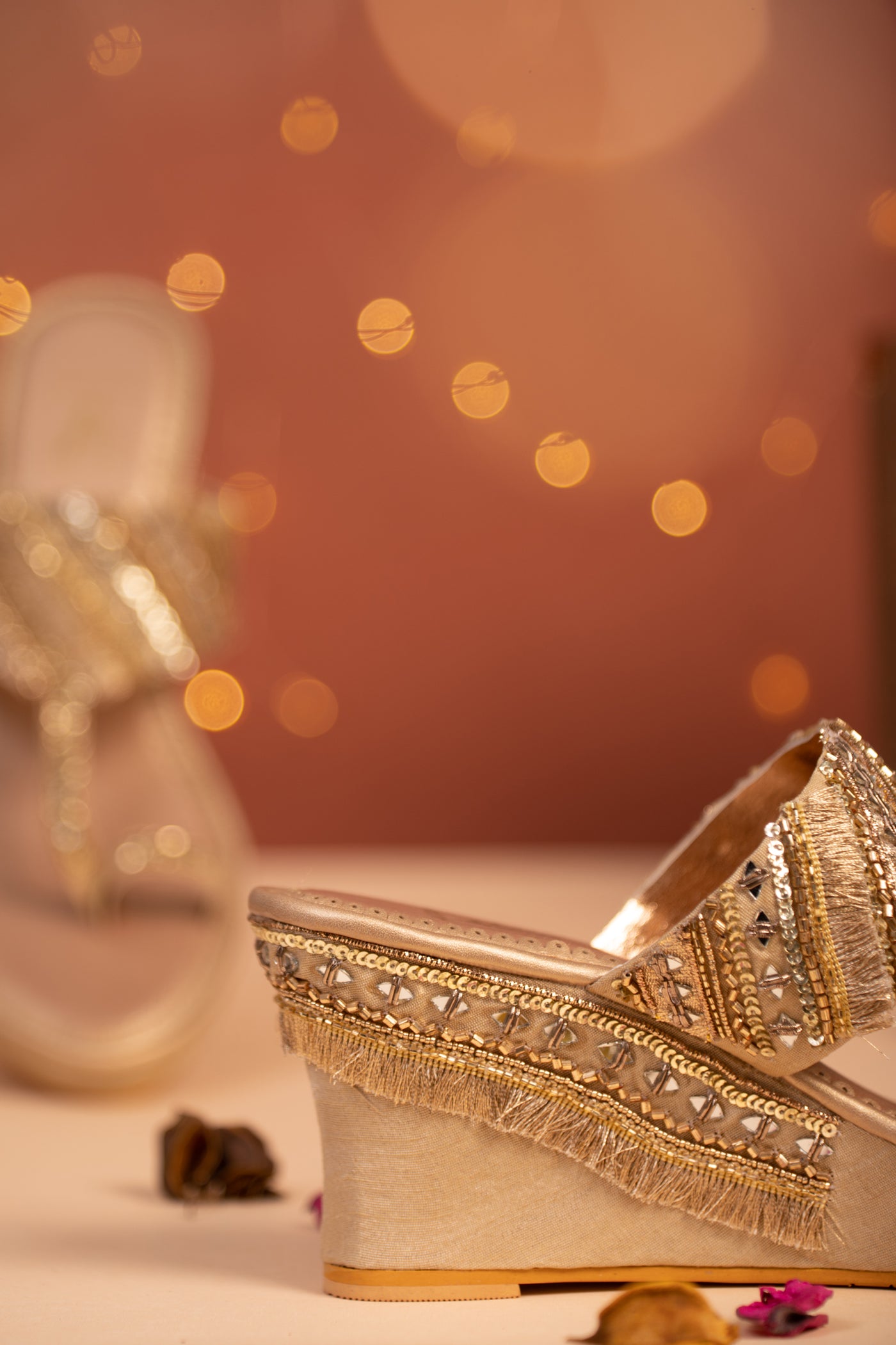 Sehar Gold Wedges