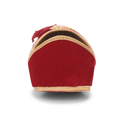 Red Anarkali Juttis [ PQB x Vian ]