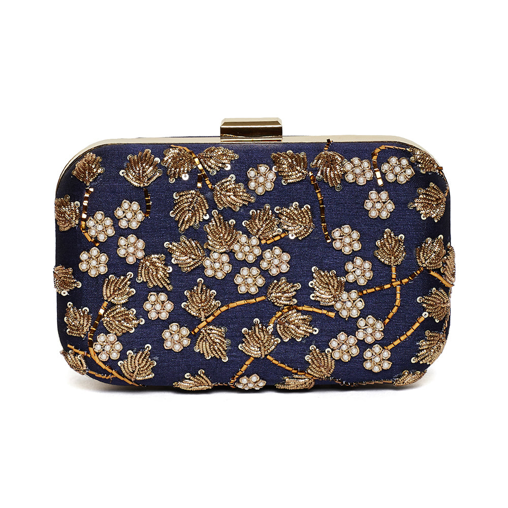Bloom Iris Clutch (Made To Order)
