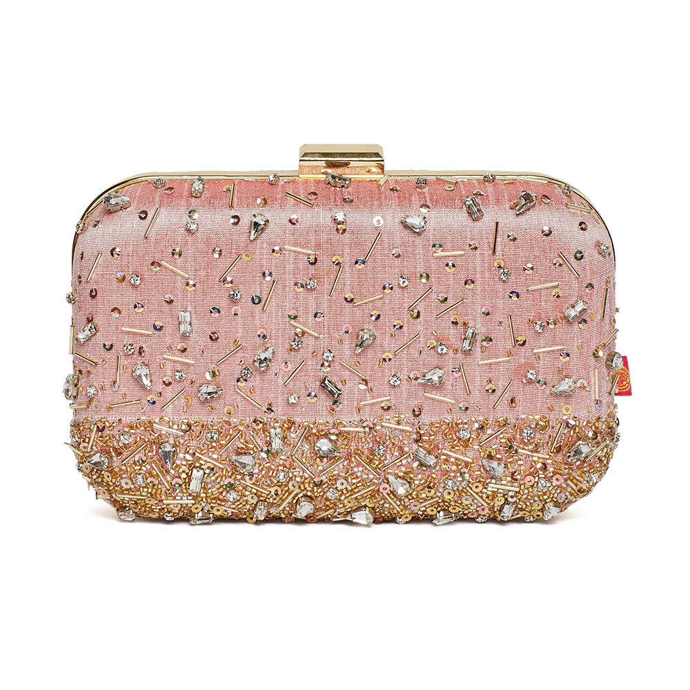 Tiara Blush Clutch