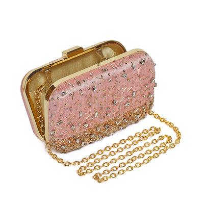 Tiara Blush Clutch